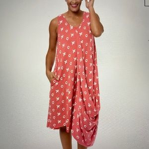 Snapdragon & Twig Paradise pink XOXO Angelina dress Medium